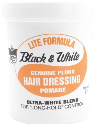 Black   White Hair Pomade Lite 200 075610953107