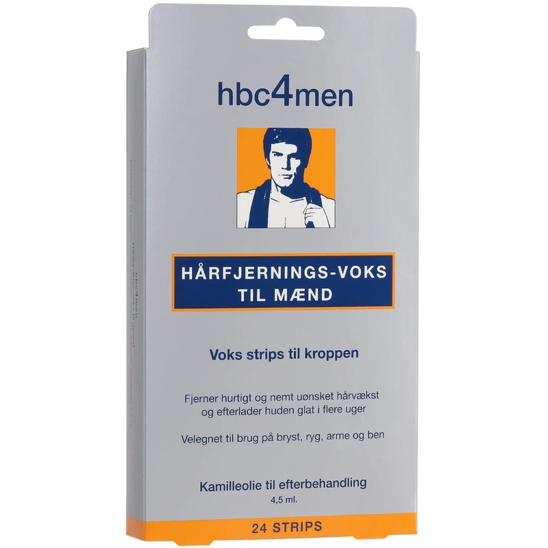 Hanne Bang Hbc4men Hair Removal Wax For Men Strips 5709794000528