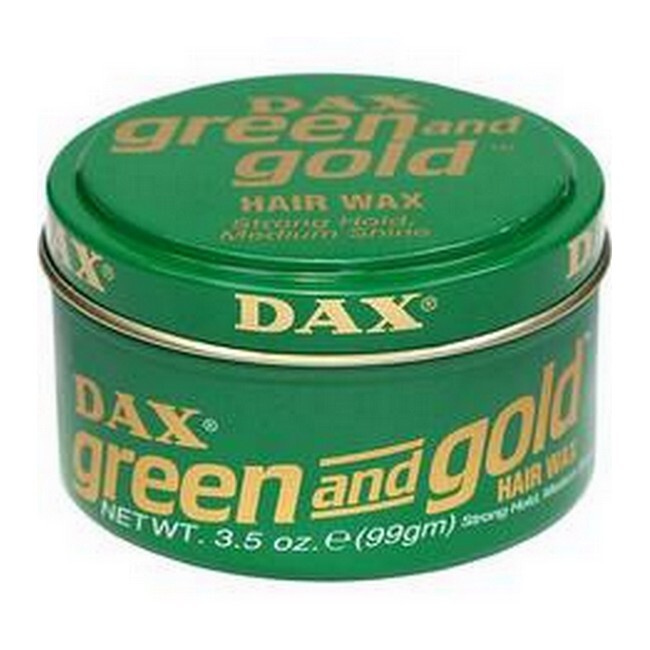 Dax Wax Green Gold Hair Wax Strong Hold 0077315000056