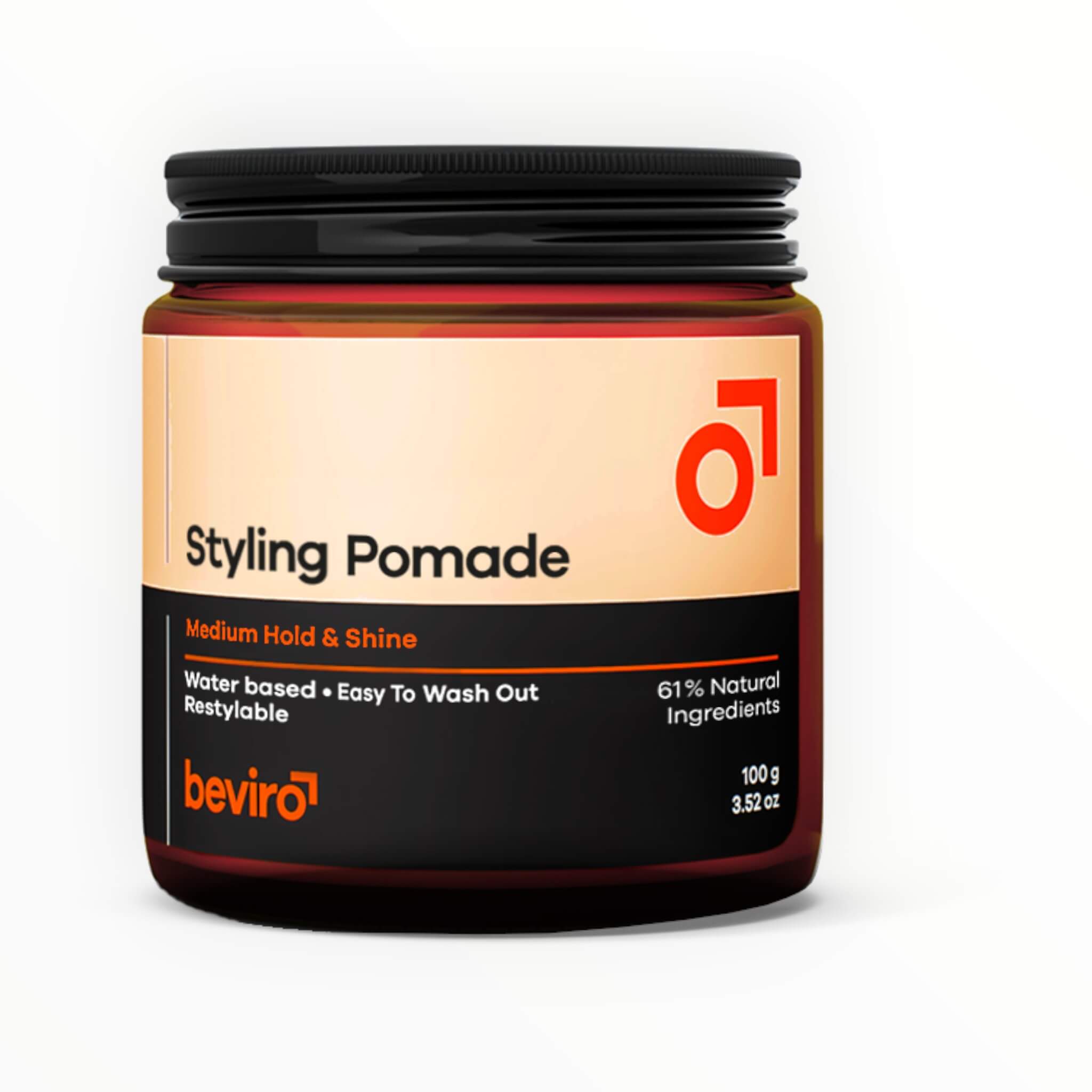 Beviro Styling Pomade Medium Hold Shine 100