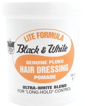 Black   White Hair Pomade Lite 200 075610953107