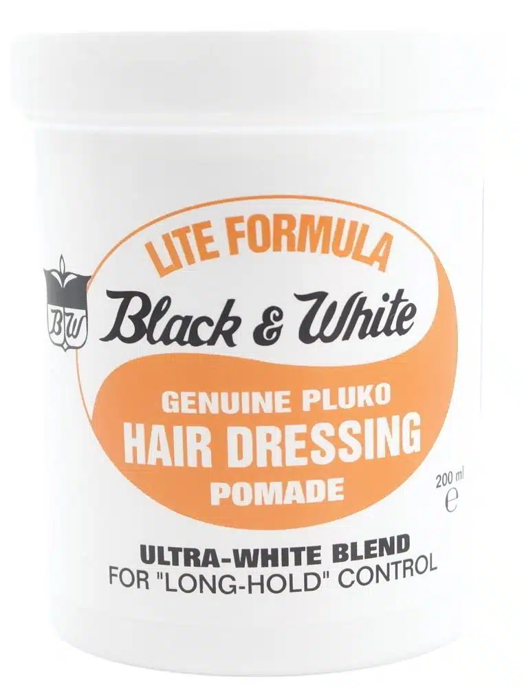 Black White Hair Pomade Lite 200 075610953107